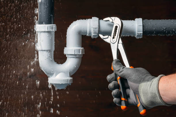 Professional Leak Detection technician working in Milton, NC